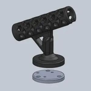 360 Degree Rotating Fishing Rod Holder Removable