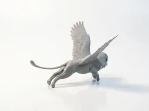Griffin Mythical Creature Fantasy 3D Printable