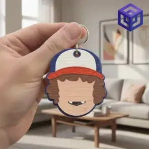 Dustin Stranger Things keychain