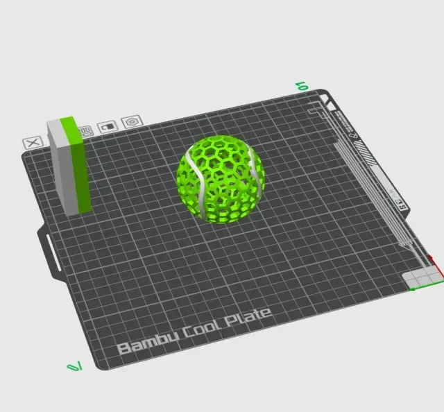 AIRLESS TENNIS BALL - STL & 3MF MULTICOLOR — Image 8 of 9
