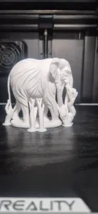 Elegant Modern Elephant Sculpture