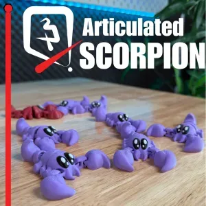 🦂 Articulated Scorpion – 3D Printable Fidget Creature