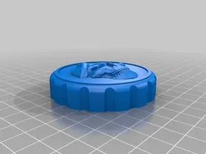 Soldier Skull - Stash Jar Lid