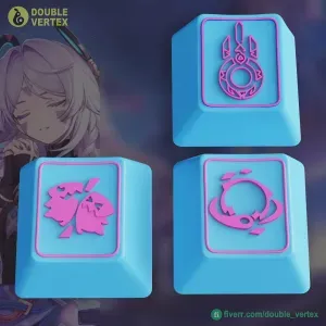 Genshin Impact Citlali Keycaps – OEM Profile STL Files