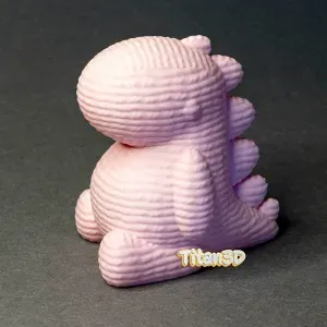 Cute Knitted Dinosaur