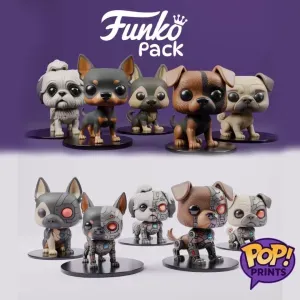 Pets Dogs Funko Pop Pack 10 model!