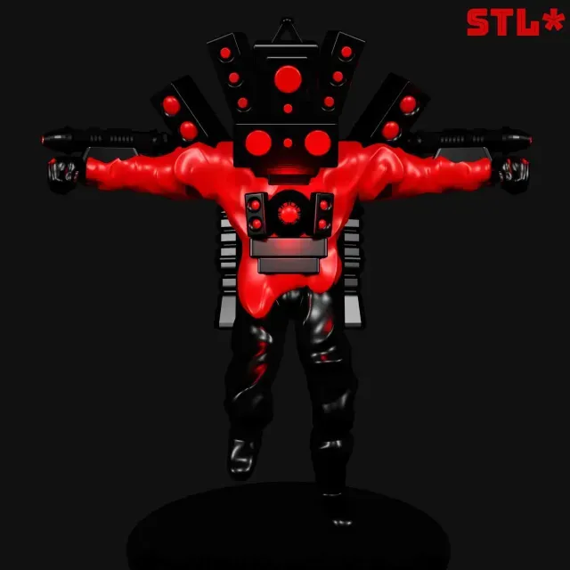 UPGRADED TITAN SPEAKERMAN FROM SKIBIDI TOILET | 3D FAN ART — Фото 2 из 9
