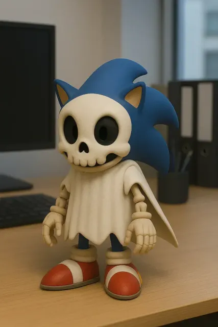 👻 Sonic Ghost & Bones | Ghost & Bones Sonic — Фото 2 из 4