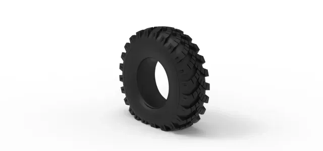 Military Ural tire OI-25 deflated Scale 1:25 — Фото 8 из 9