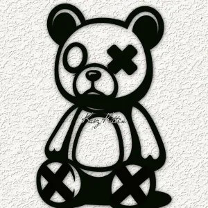 voodoo bear 4 wall art home decor