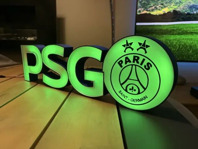 PSG 2026 LED Lamp Paris Saint-Germain — Image 6 of 9