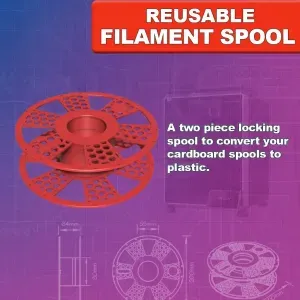 Reusable Filament Spool – Cardboard Conversion