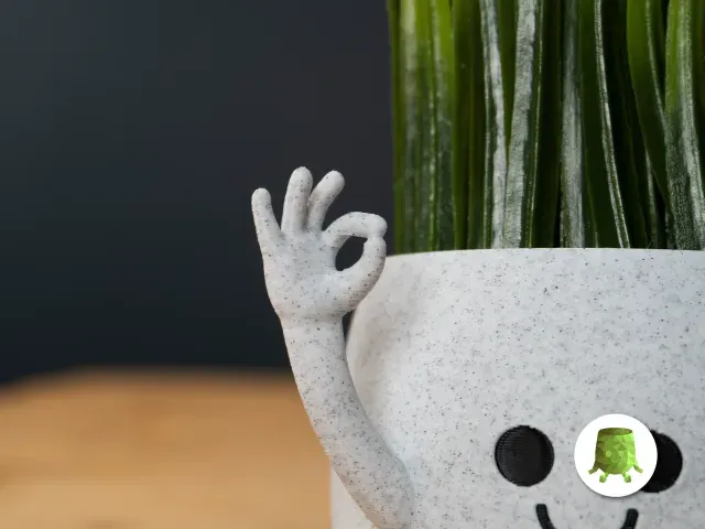 OK Hand Sitting Pot — Image 2 of 7