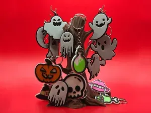Halloween Keychains Set