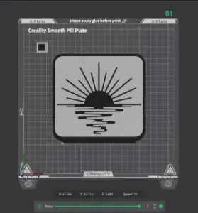 Sunset Line Art Decor – 3D Printable Decoration