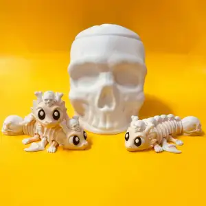 Skull Dragon And Box: Winged Dragon Fidget Toy