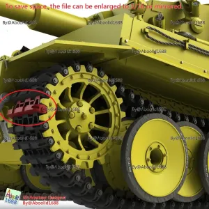 Tiger Tank Transport Track.(STL-16-35)