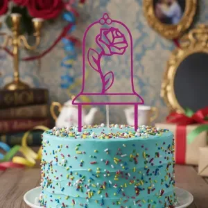 Enchanted Rose Cake Topper from Beauty and the Beast