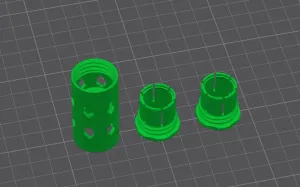 16mm Corrugated Conduit Coupler – 3D Printable