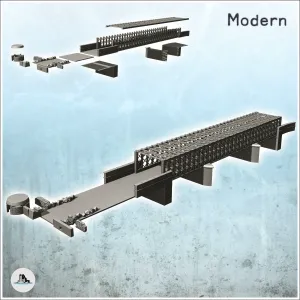 Primisole Bridge (Sicily, Italy) - miniatures warhammer tabl