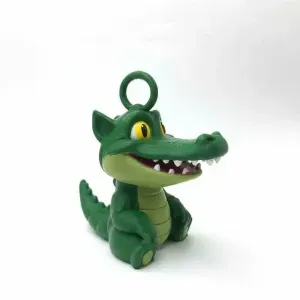 🐊 Cute Crocodile Keychain – Big Smile 3D Printable