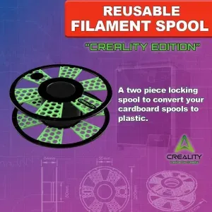 Reusable Filament Spool - Cardboard Spool - Creality Edition