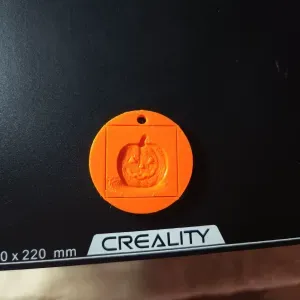Halloween Pumpkin Keychain