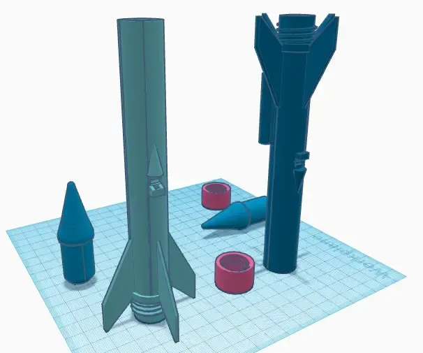 ROCKET FOR ESTES A ENGINE
