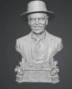 89 joker bust 3d model
