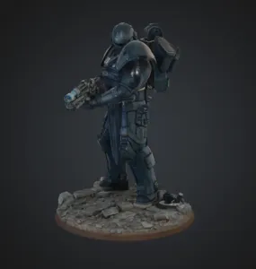 FREE Massive grimdark sci-fi heavy trooper
