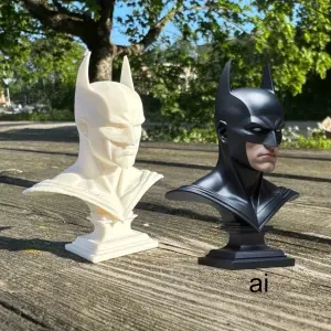 Batman Head Statue – Bold Minimalist Design