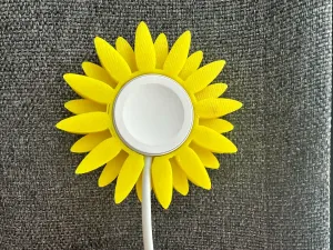 Sunflower apple watch charger holder