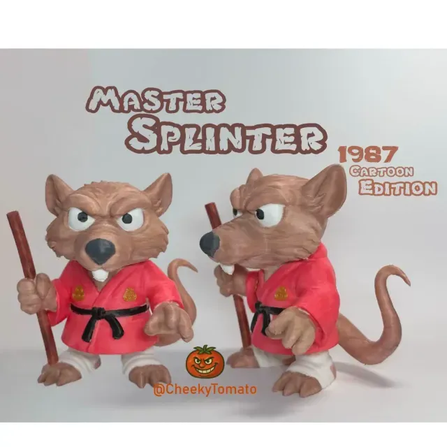 Master Splinter – TMNT 1987 DeskBuddy Figurine