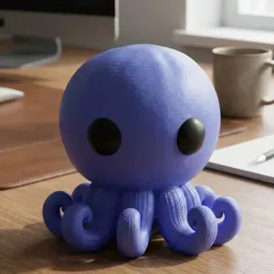 Cute Octopus - 3D Model