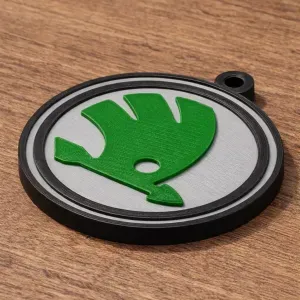Skoda Logo Keychain
