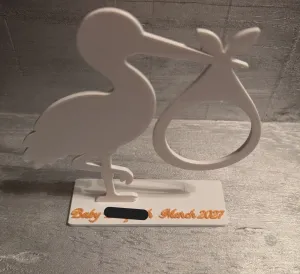 Stork Pregnancy Reveal - Customizable