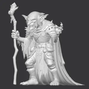 Goblin elder D&D Miniature