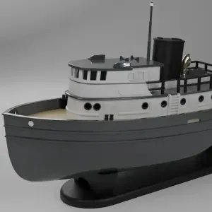 корабль , лодка ,буксир, Tugboat