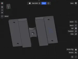 Screen door handle