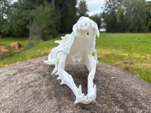 Dragon Skull - MOVABLE JAW