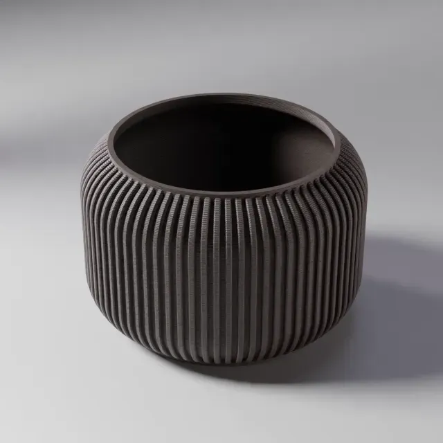 Vase 0002 B - Bulky planter vase — Фото 4 из 6