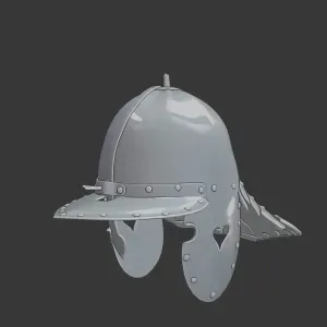 Archer’s Helmet – 3D Printable Model
