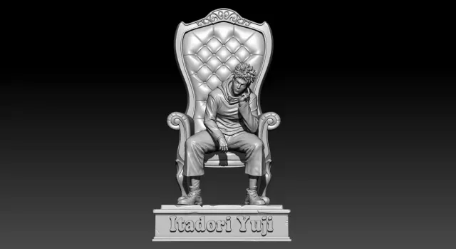 Yuji Itadori - Jujutsu Kaisen - STL ready for 3D Printing — Фото 7 из 9