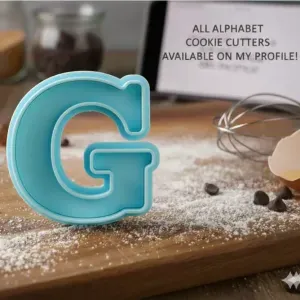 letra G cookie letter