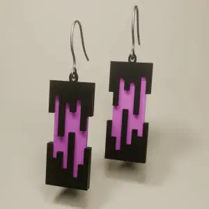 Prism Drops | Minimalist Futuristic Earrings | CFS