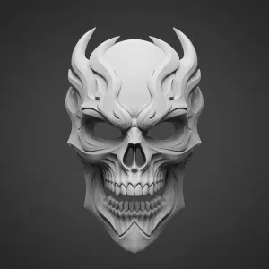 The Flame Wraith Mask