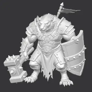 Rat tank D&D miniature