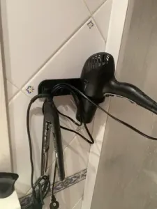 Hair dryer and iron support