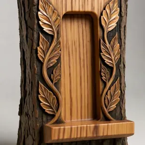 Timber Leaves Phone Stand