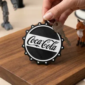 LLavero de Tapitas de Gaseosas - Coca Cola